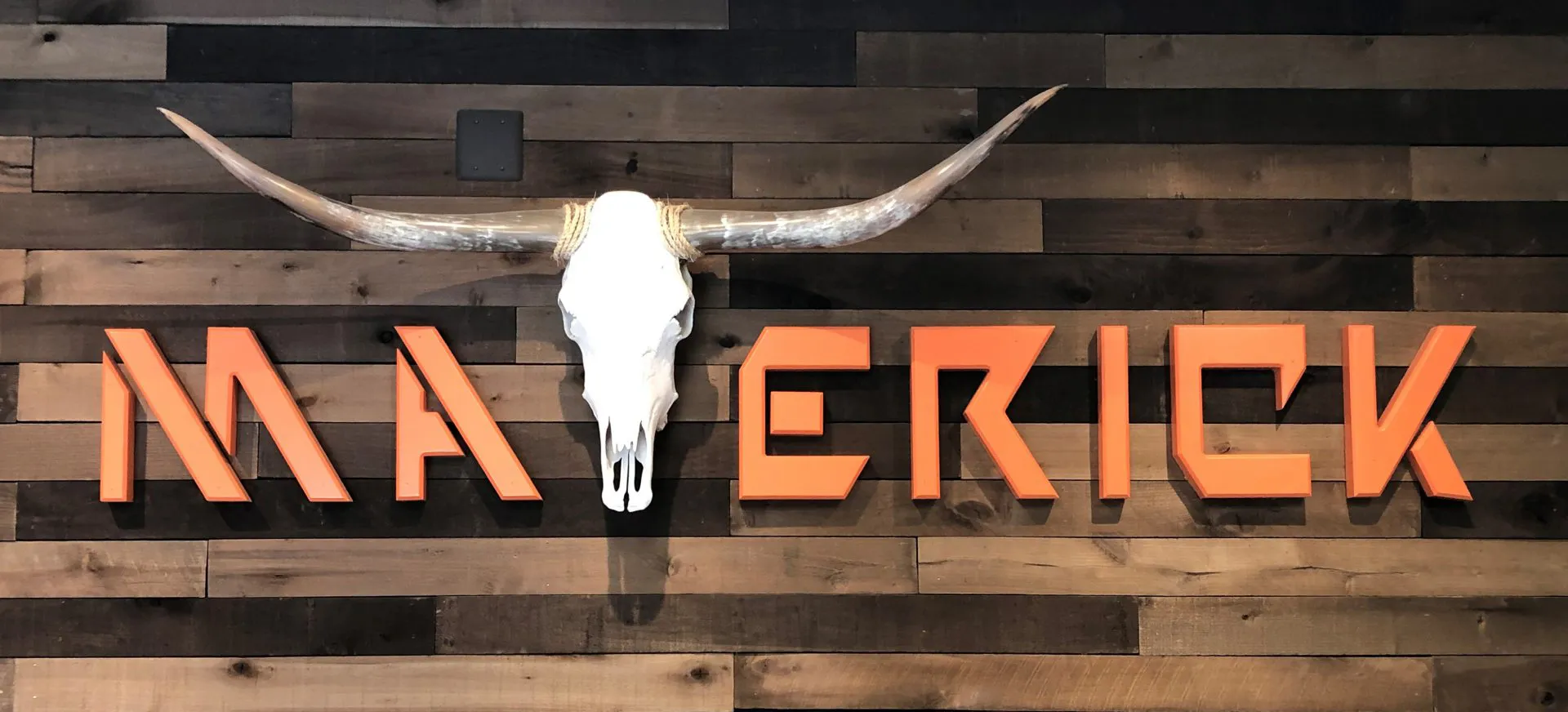 Maverick interior sign